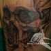 Tattoos - Skull and Flames In progress - 52369